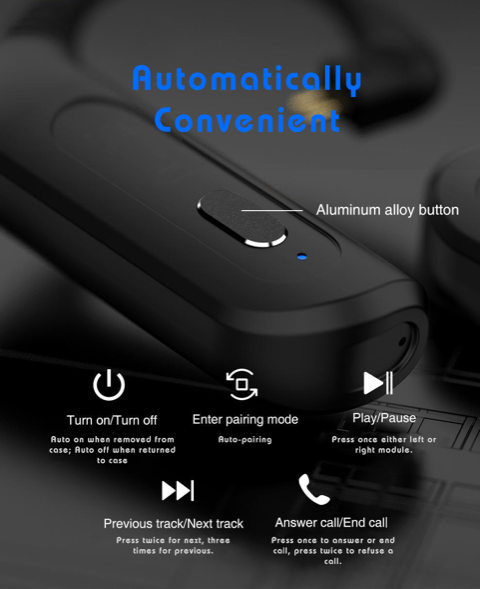 Bluetooth 2-Pin IEM Wireless Adapter